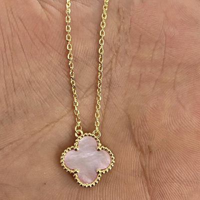 CLOVER PENDANT ( fairytale pink)