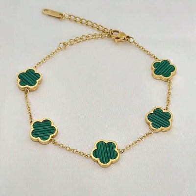 CLOVER BRACELET (GREEN)