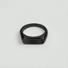 SIGNET RING (BLACK)